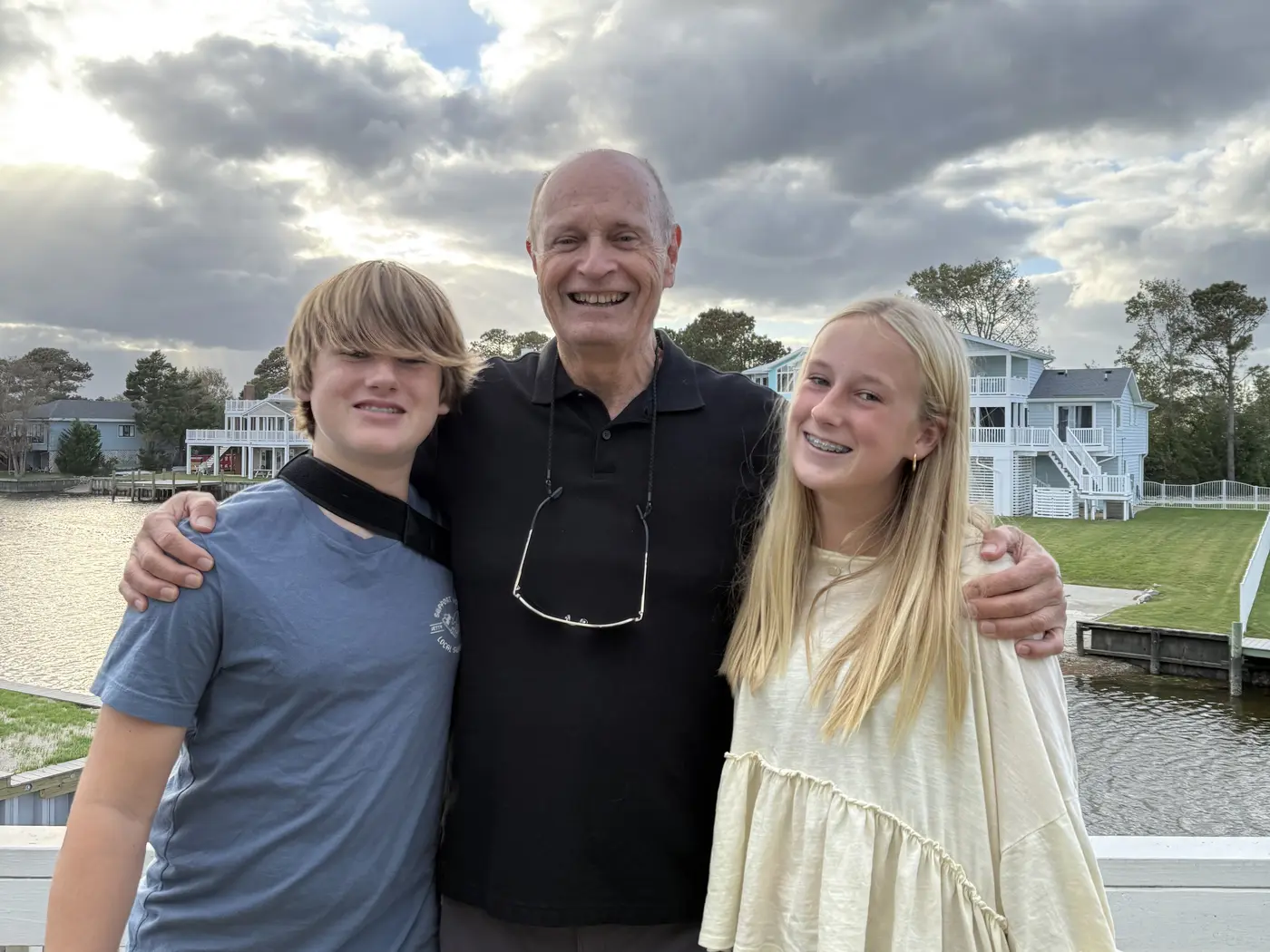 Charlie with family